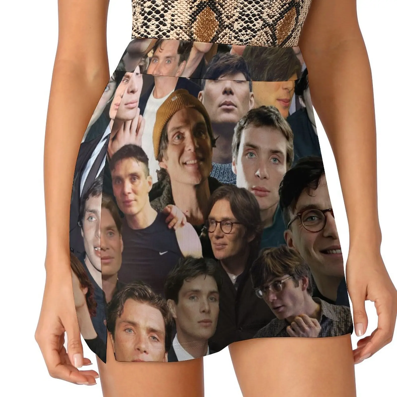 

Cillian Murphy Photo Collage Mini Skirt skirt women Women's dress women's clothing summer 2024 novelties