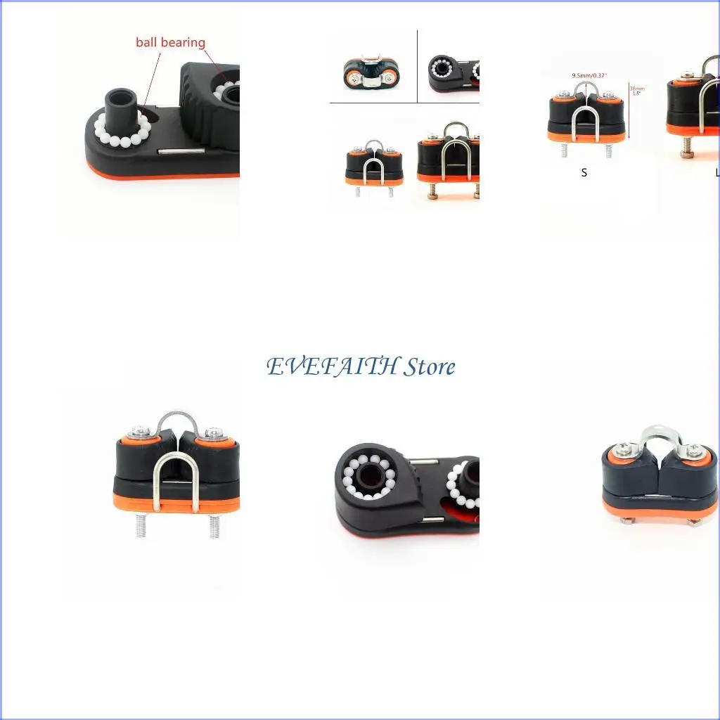 

124b износостойкий кулачок, закрепляющий веревочный шар для бута с быстрым входным веревкой для Line Fairlead Sailing