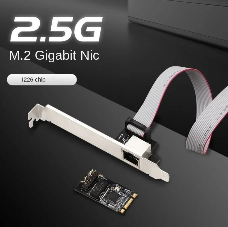 

Mini PCIe to 2.5g Gigabit Ethernet Card 2500M Desktop RJ45 Ethernet Port Mini PCIE Extension I226