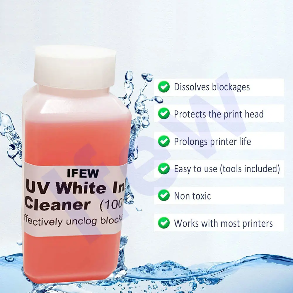 

UV Printhead Cleaner UV Printer Cleaning Solution Liquid For Mimaki Roland Espon Mutoh Ricoh Clean UV Head Printhead Kit Set