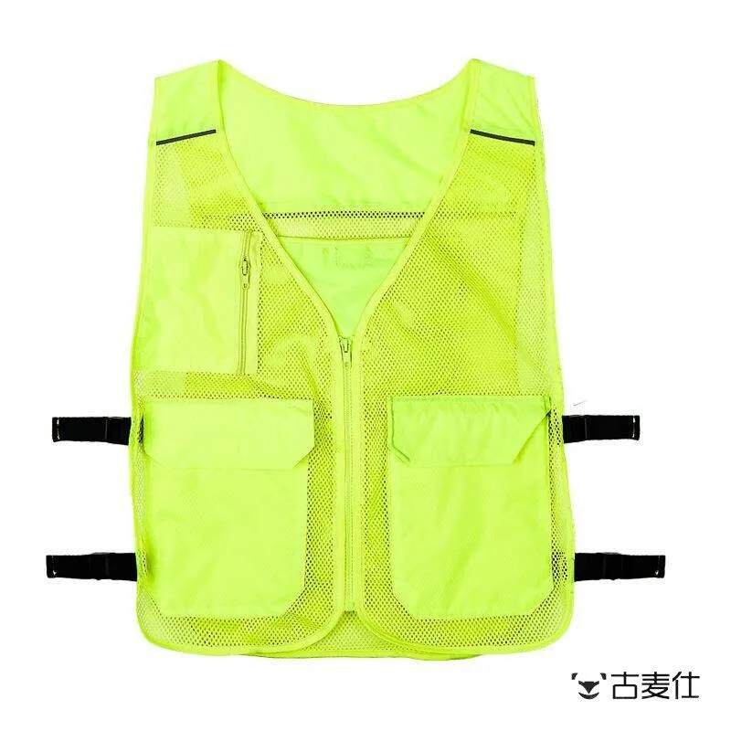 Cooling Vest 2026 New Summer Outdoor Construction Site Heatstroke Prevention Heat Insulation Breathable Ice Bag Reflective Vest