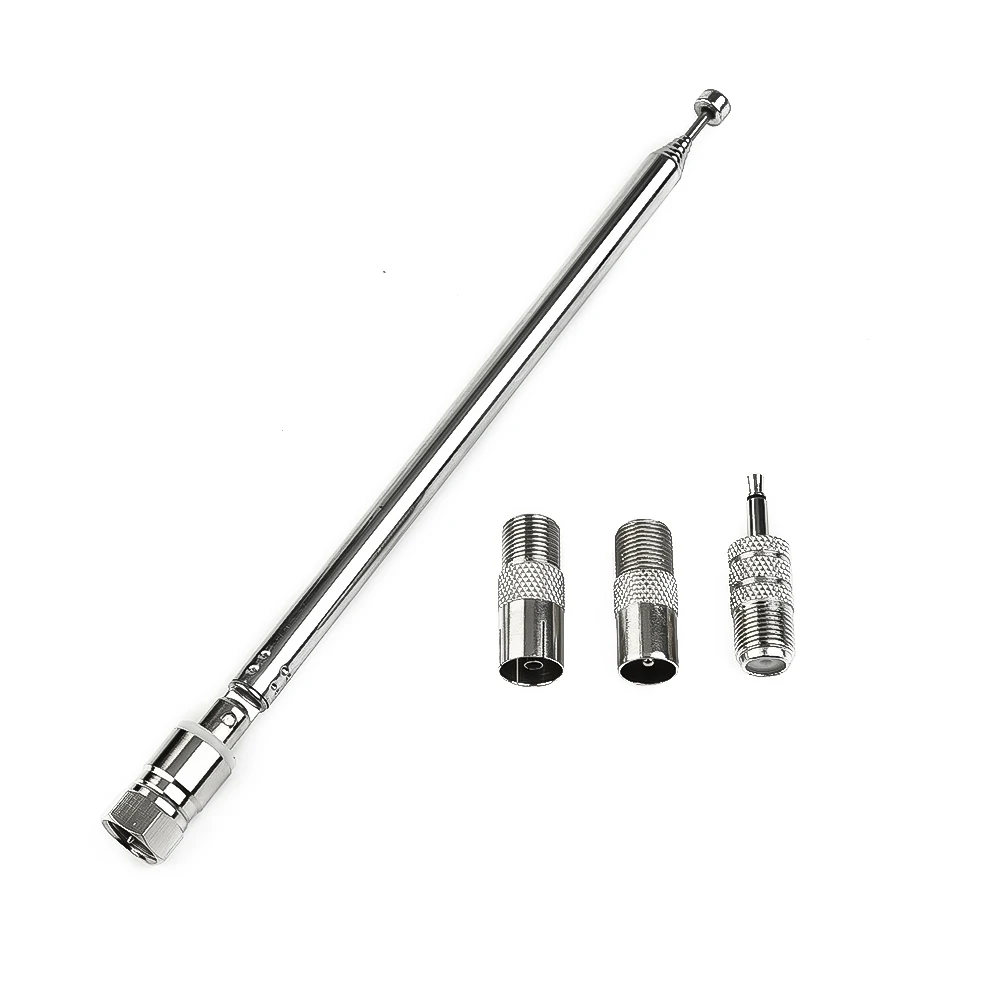 

Antenna Adapter Radio Aerial Adapter Radio Aerial Antenna + Adapters HiFi AV Receiver Up To 75cm W 3 Extendable