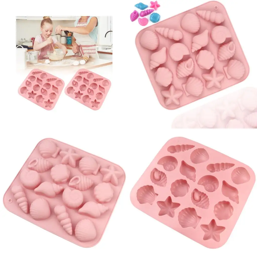 

Sea Star Shell Molds Making Mousses Cake Molds for Making Chocolate Fondant high quality