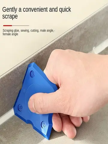 4-Piece Silicone Caulking Tool Set - Versatile, Easy Clean-up, & Professional Sealant Spreading