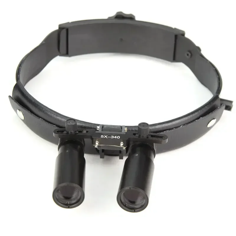 5X الأسنان Loupes نظارات مكبرة مسافة العمل 500 420 340 مللي متر جراحة المكبر مساعدة اليد لحام لحام المشبك
