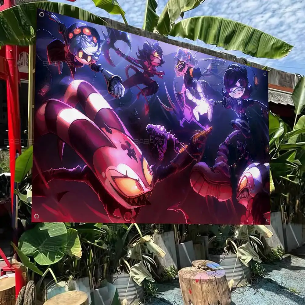 M-murder Uzi N V J Drones Advanced Printing Commercial Advertising Flag Company Party Banner view 2