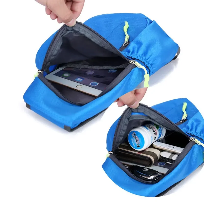 Unisex Women Men Portable Waterproof Chest Waist Packs Pack Travel Sport Cross Body Shoulder Mountaineering Mobile Phone Bag