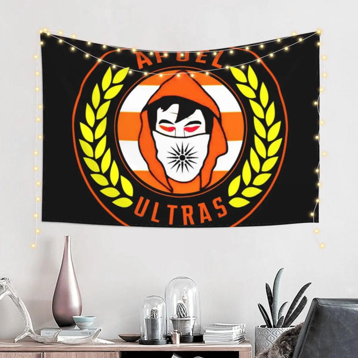 

APOEL Ultras Tapestry Wall Decor Wall Carpet Room Decorations Aesthetics Tapestry