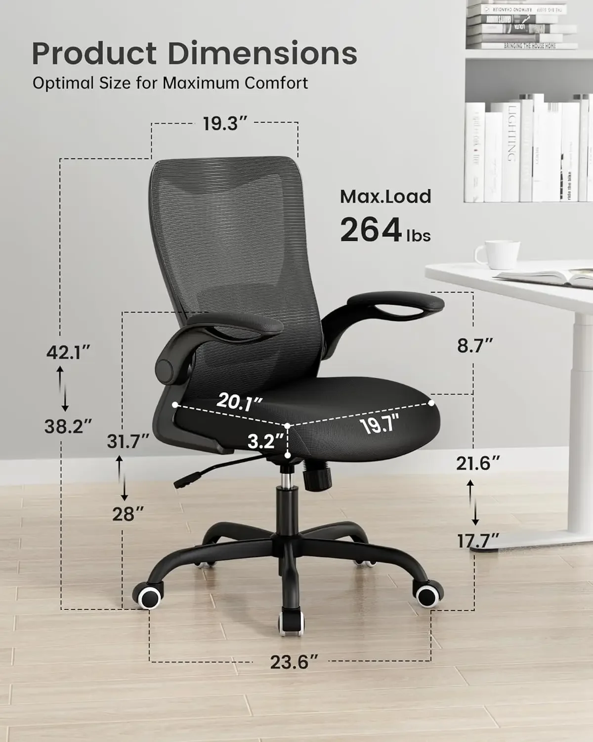 Cadeira Ergonômica Gaming para Sala, Cadeira de Mesa, Cadeira Gaming, 66% Desconto