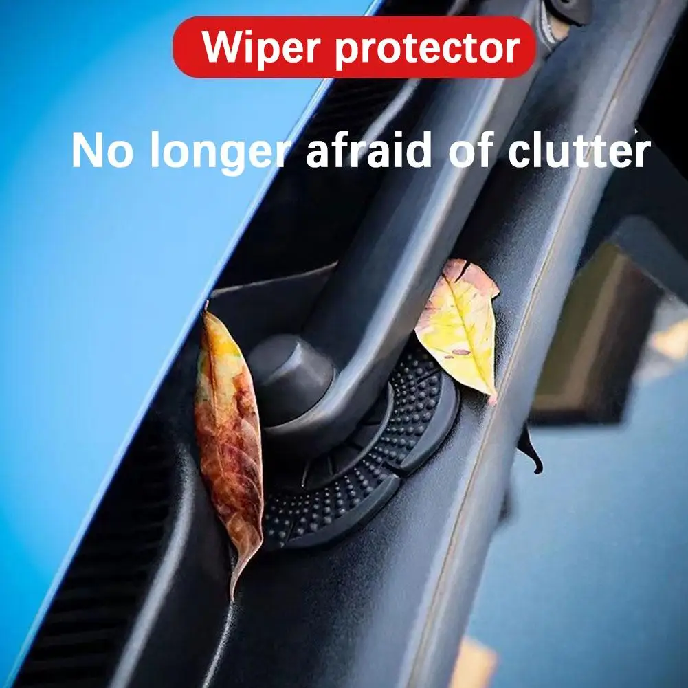 Car Wiper Arm Bottom Hole Protective Covers Silicone Car Windshield Wiper Sleeve Wiper Hole Dustproof Protector