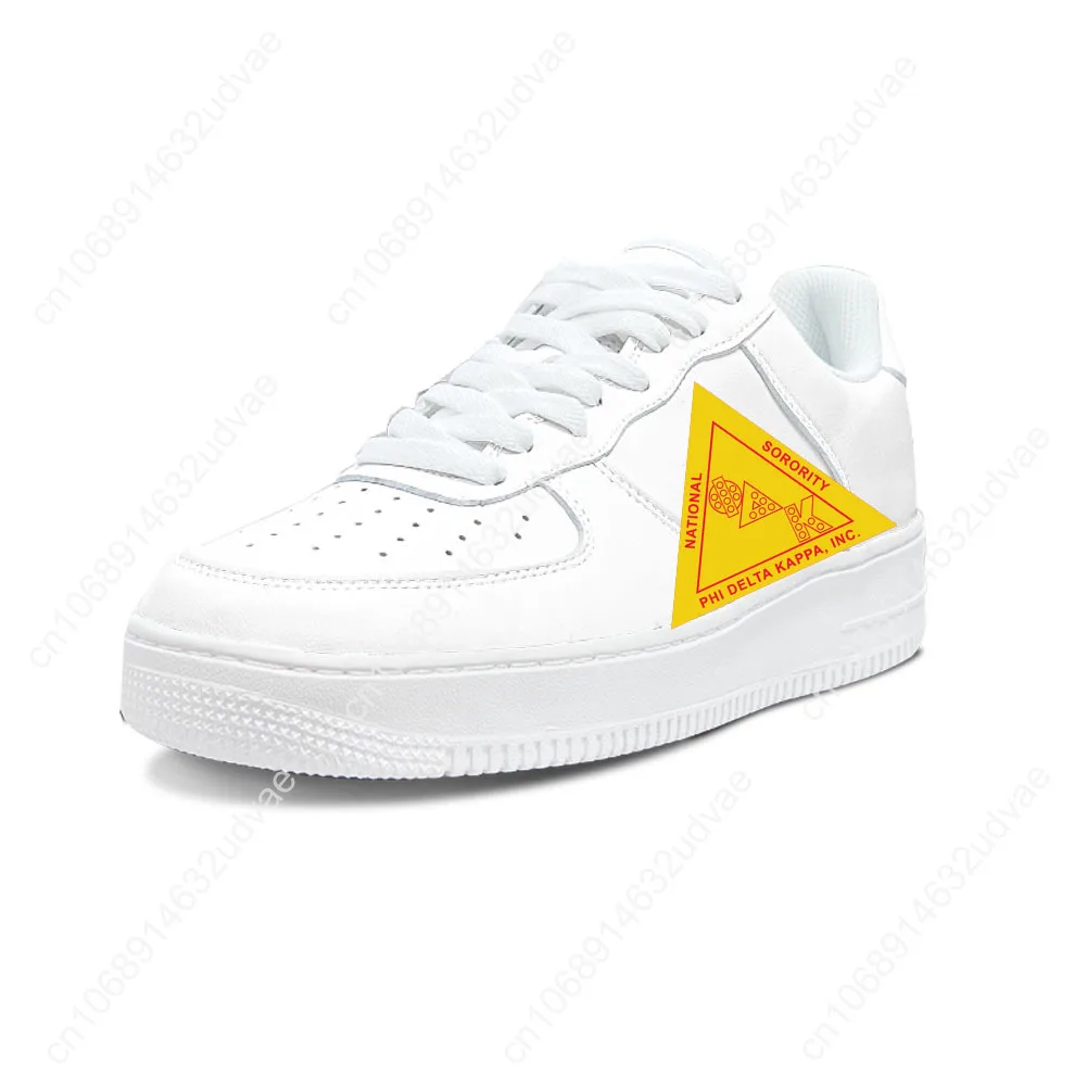 

Phi Delta Kappa Casual Shoes Platform Shoe Sneakers Mens Womens Teenager Flats Custom Made Sneaker 3D Kateboarding Footwear