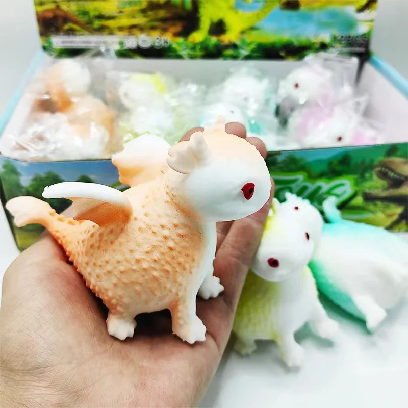 kawaii Simulation Mini Wyvern Pterosaur Pinching Vent Boy Toy Cute Creative Novelty Decoration Fidgeting Toy Autistic Kids Gift