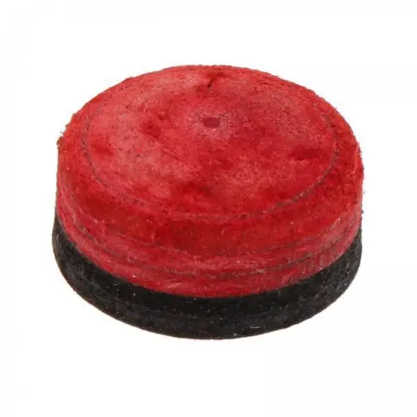 

5xPool Cue Tip Portable Glue on 14mm Snooker Pool Cue Tip for Billiards Lovers Red