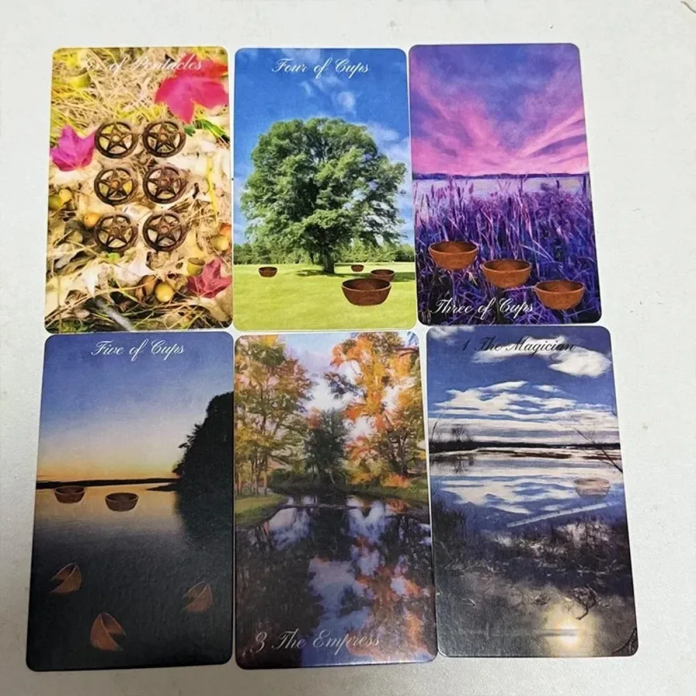 78pcs Walking Meditation Tarot Deck Cards for Family Party High Quality Fortune Telling Divination Game Oracle Cards