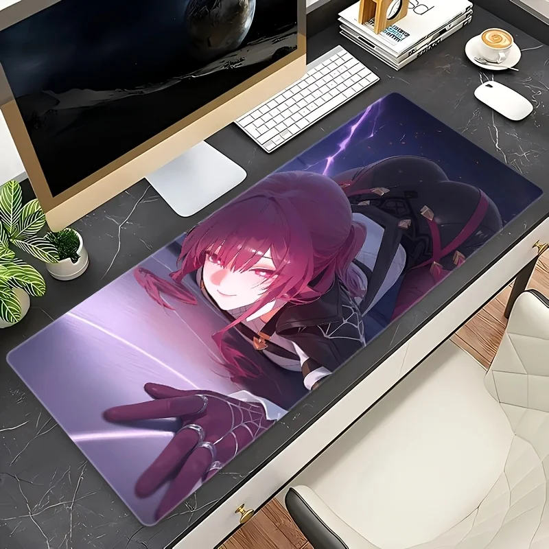 

Cute Sexy Anime Girl large Mouse Pad Desk Mat Gaming mat Non-Slip Durable Stitched Edge desk accessories office rug Mouse carpet