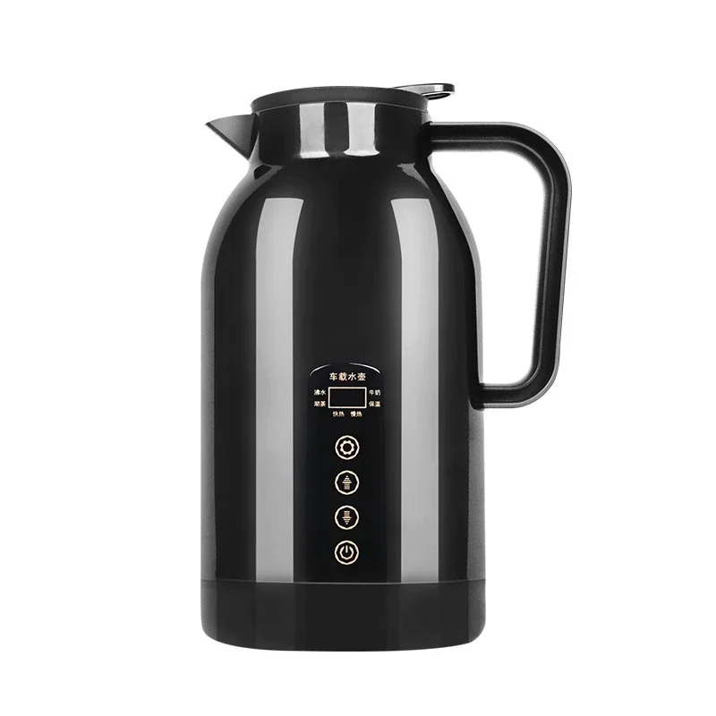 Car Kettle Boiler 1150ml Car Heating Travel Cup Stainless Steel Mug Car Coffee Cup Warmer with DC 12/24V Charger for Car