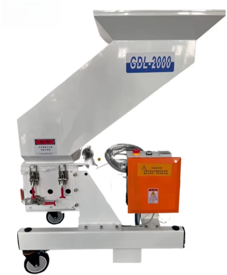 Gainwal Single Shaft Motor Plastic Shredder/Crusher Machine SKD-11 Blades 120-220kg/h Capacity 3.7kw Power Produces 10mm Small