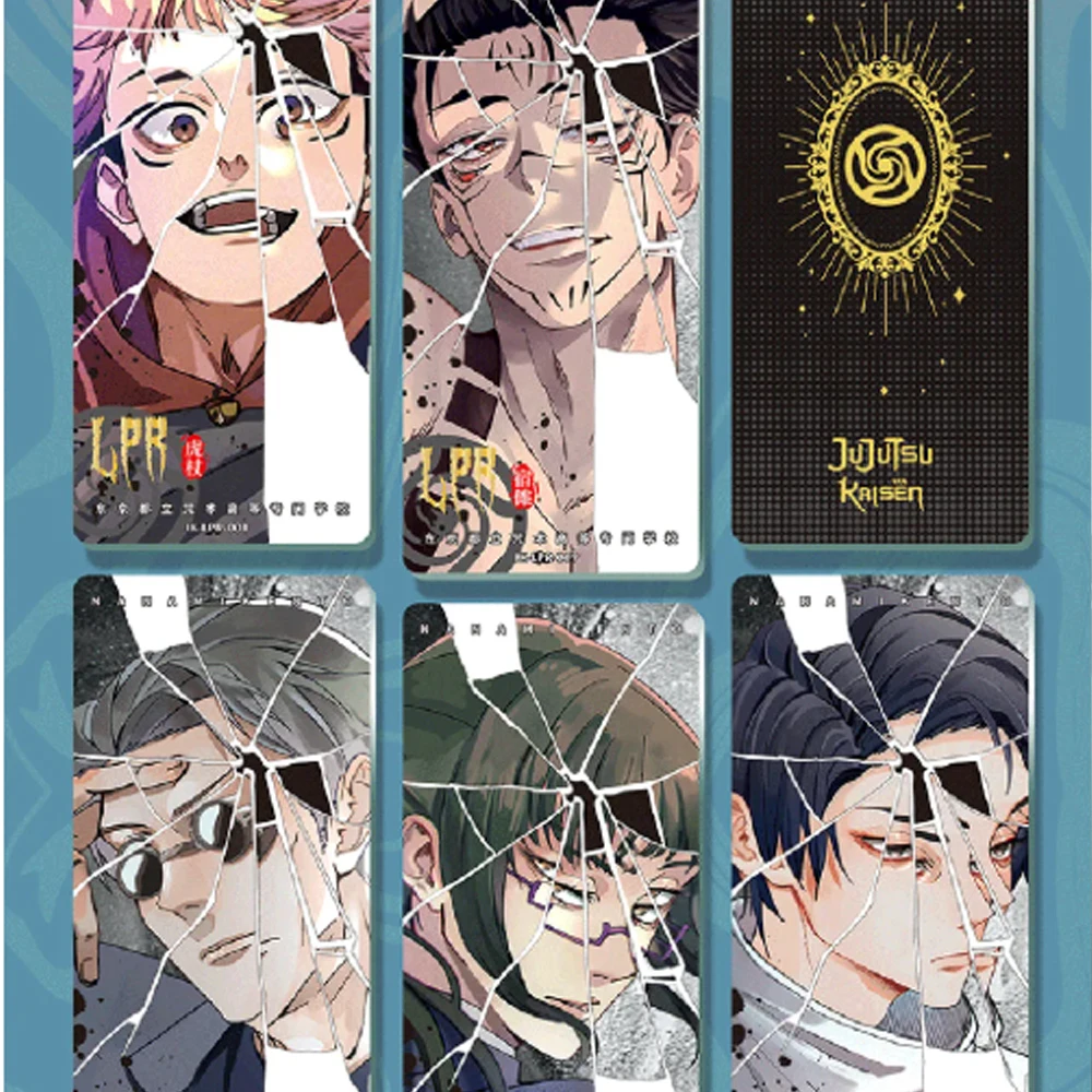 Jujutsu Kaisen Collection Cards Fantasy Action Battle Anime Ryomen Sukuna Character Cards Children's Favorite Gifts