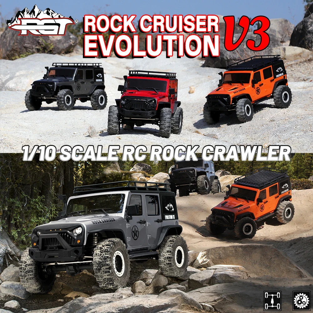 NEW RGT Rock Cruiser EX86100 V3 2.4GHz 4WD 1/10 RC Electric Remote