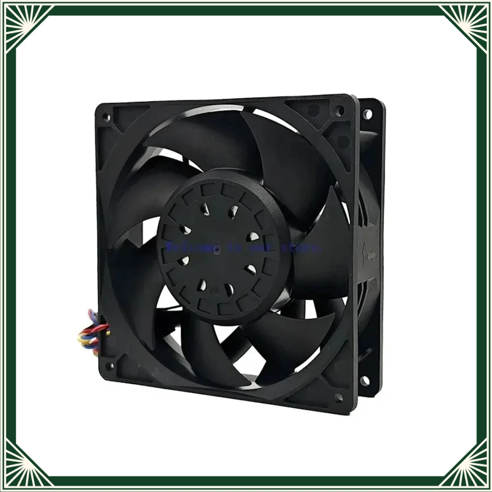 For RZ14038H12B-6 14038 DC12V 43.2W 140×140×38mm 4Pin Dual Ball High Speed Miner Cooling Fan