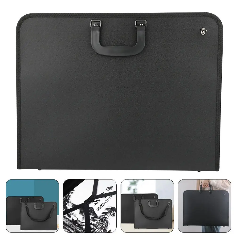 600D أكسفورد محفظة حالة A3 حقيبة الرسم المحمولة تخزين مقبض خفيف الوزن تصميم حمل الفنان لوازم اللوحة