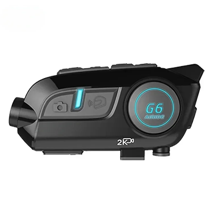 Waterproof Bluetooth Motorcycle Helmet Intercom Headset Built-in  Wireless Rider Communication Road Travel Audio Equipment