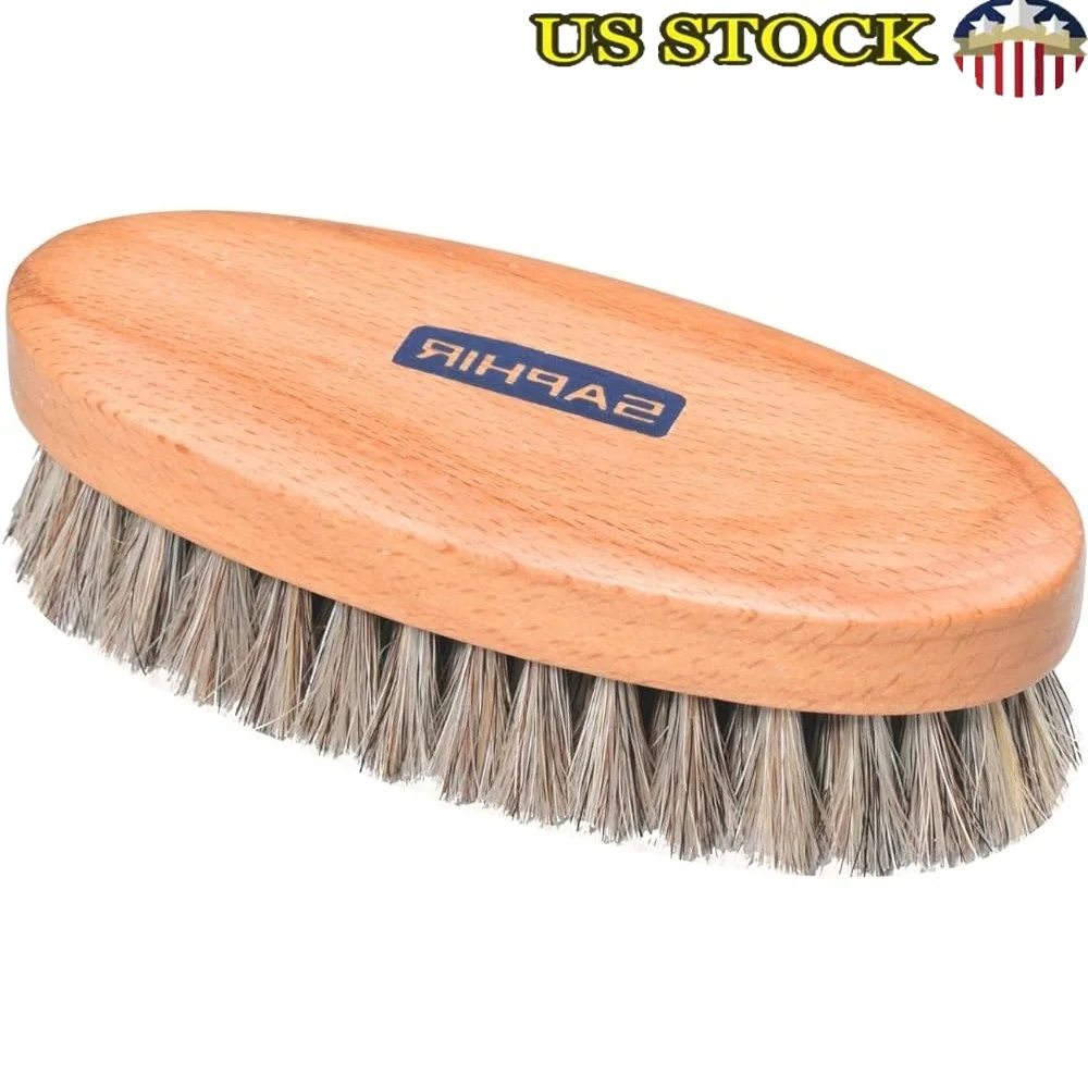 

Овальная щетка из конского волоса, чистка и полировка кожаной обуви, многоцелевой инструмент, обувь, аксессуары для ухода за мебелью