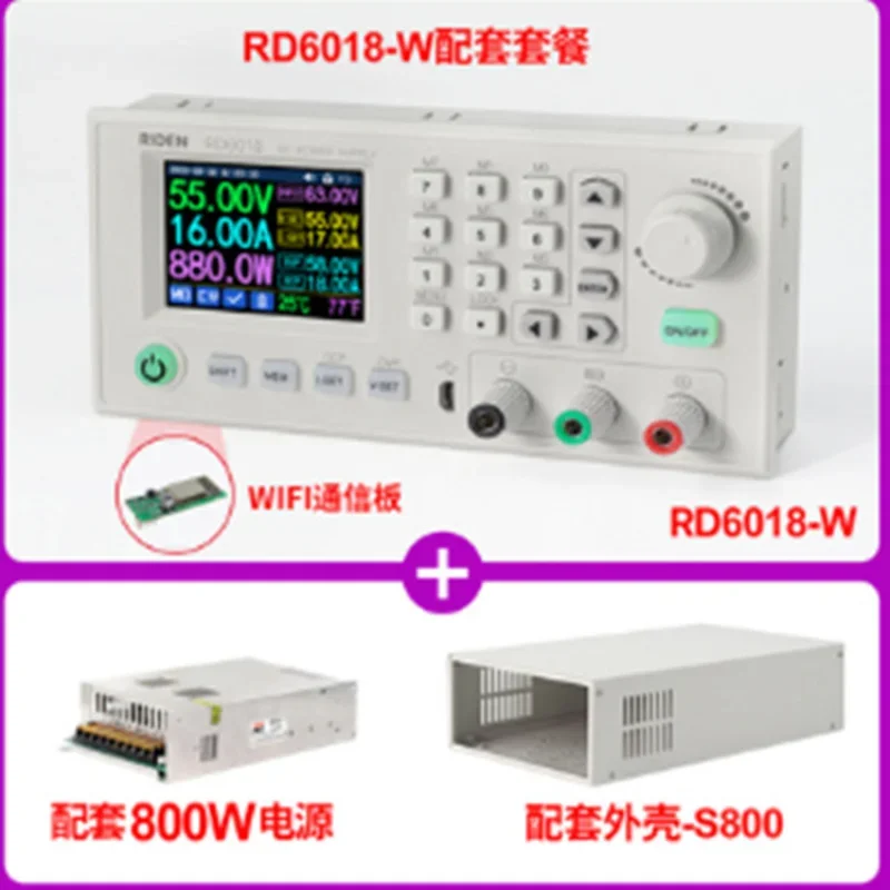 

RD6018-W CNC Adjustable DC Power Supply 60VModule Step-down One Set RD