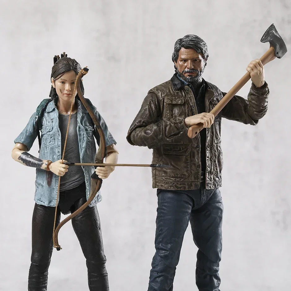NECA The Last of Us 2: Ultimate Joel and Ellie Action نموذج لجسم لعبة هدية للمجموعة مكونة من قطعتين