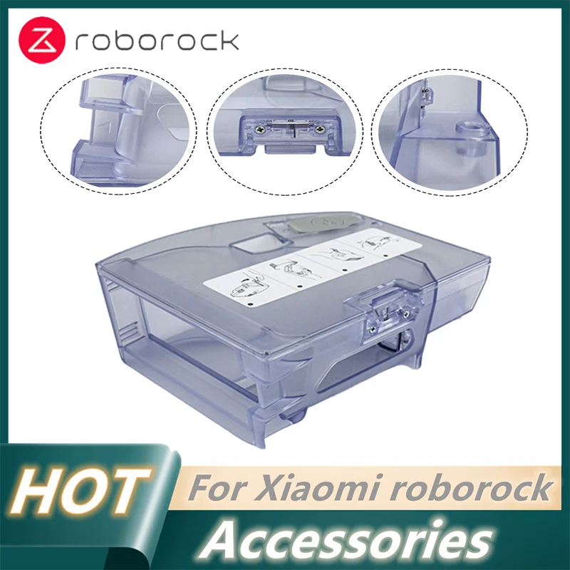 

Dustbin Box Water Tank Origina Roborock Q7 Max Q7 Max+ T8 Dust Box with Hepa Filters Vacuum Cleaner Accessories