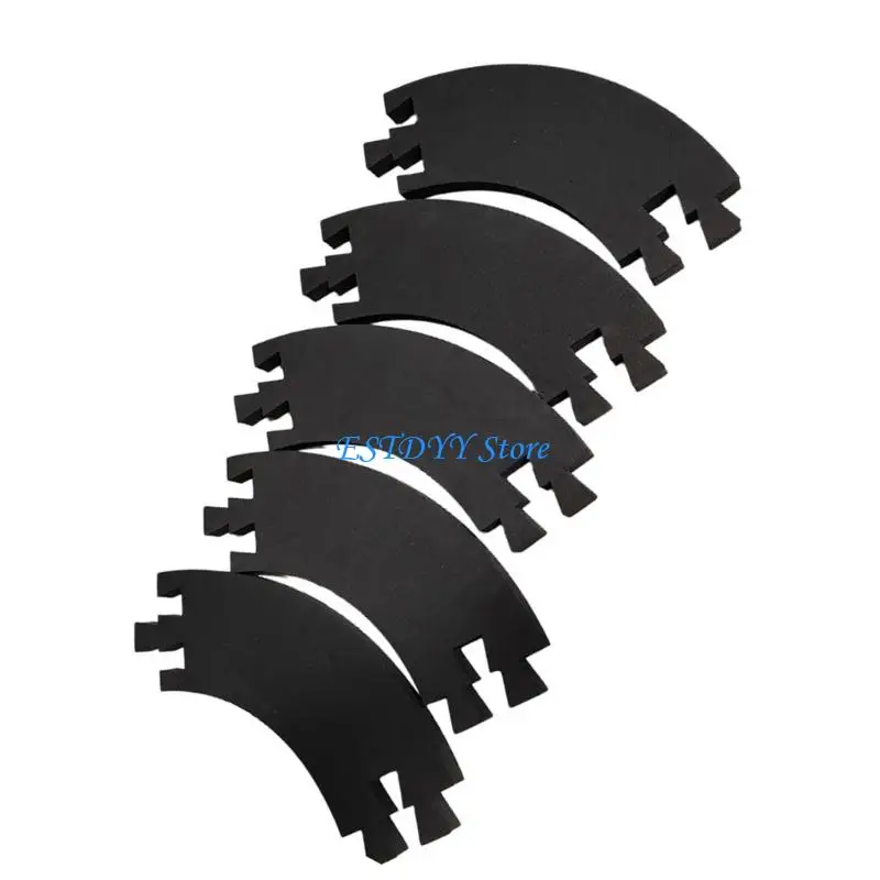 

G6DE Round Dartboards Surround Wall Protector Flight Board Surround Rings Easy Install