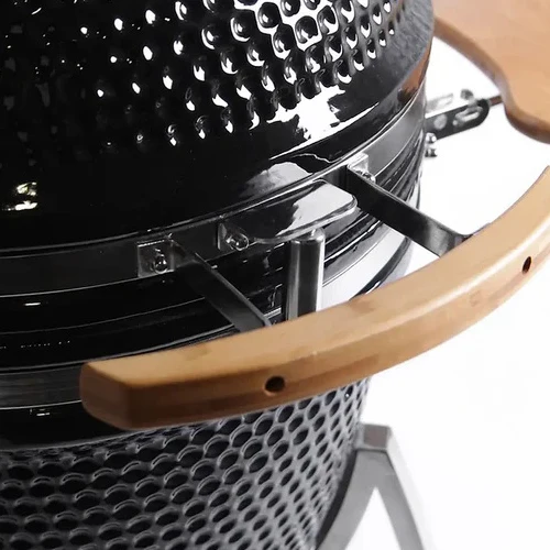 Modern 21 Inches Outdoor Lifestyle Barbecue Egg Shaped Charcoal Ceramic BBQ Kamado Grill