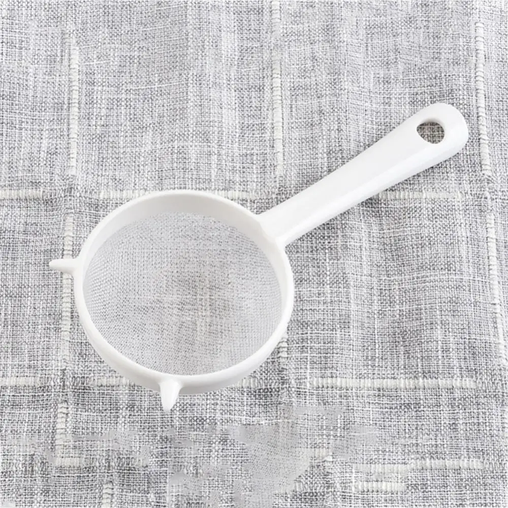 Coffee Tea Mesh Sieve Mesh Strainer Sieve Spoon Soy Milk Juice Coffee Strainers  Flour Sieve Colander Plastic Small Strainer