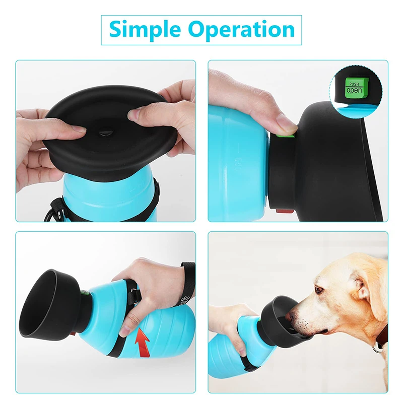 Benepaw Large Capacity Portable Dog Water Bottle Lightweight Leakproof Travel Pet Drink Dispenser For Outdoor Walking Hiking view 6