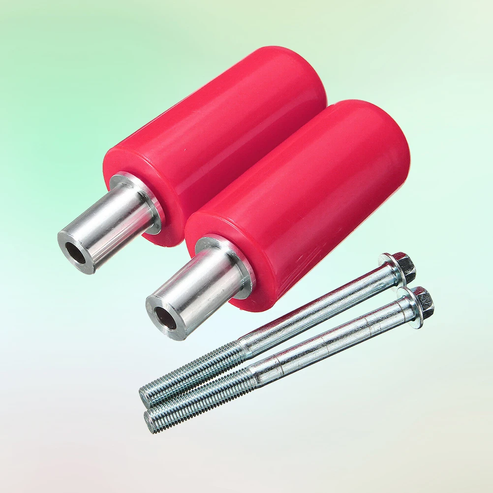 

2Pcs Motorcycle Frame Sliders Pink High-Resistance Aluminum Falling Protection Kit Anti Crash Stick Motorbike