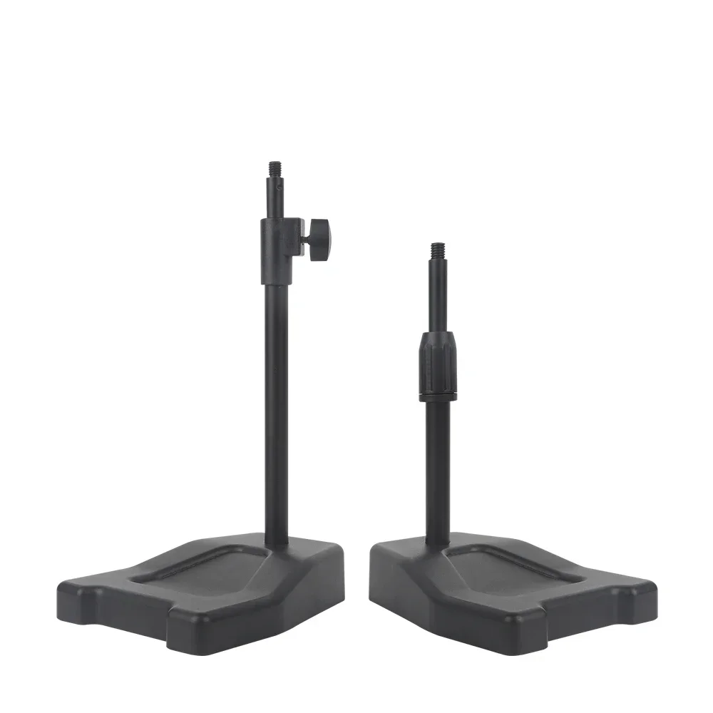 

Desktop Microphone Stand Bracket Tripod Portable Foldable With Adjustable Microphone Holder