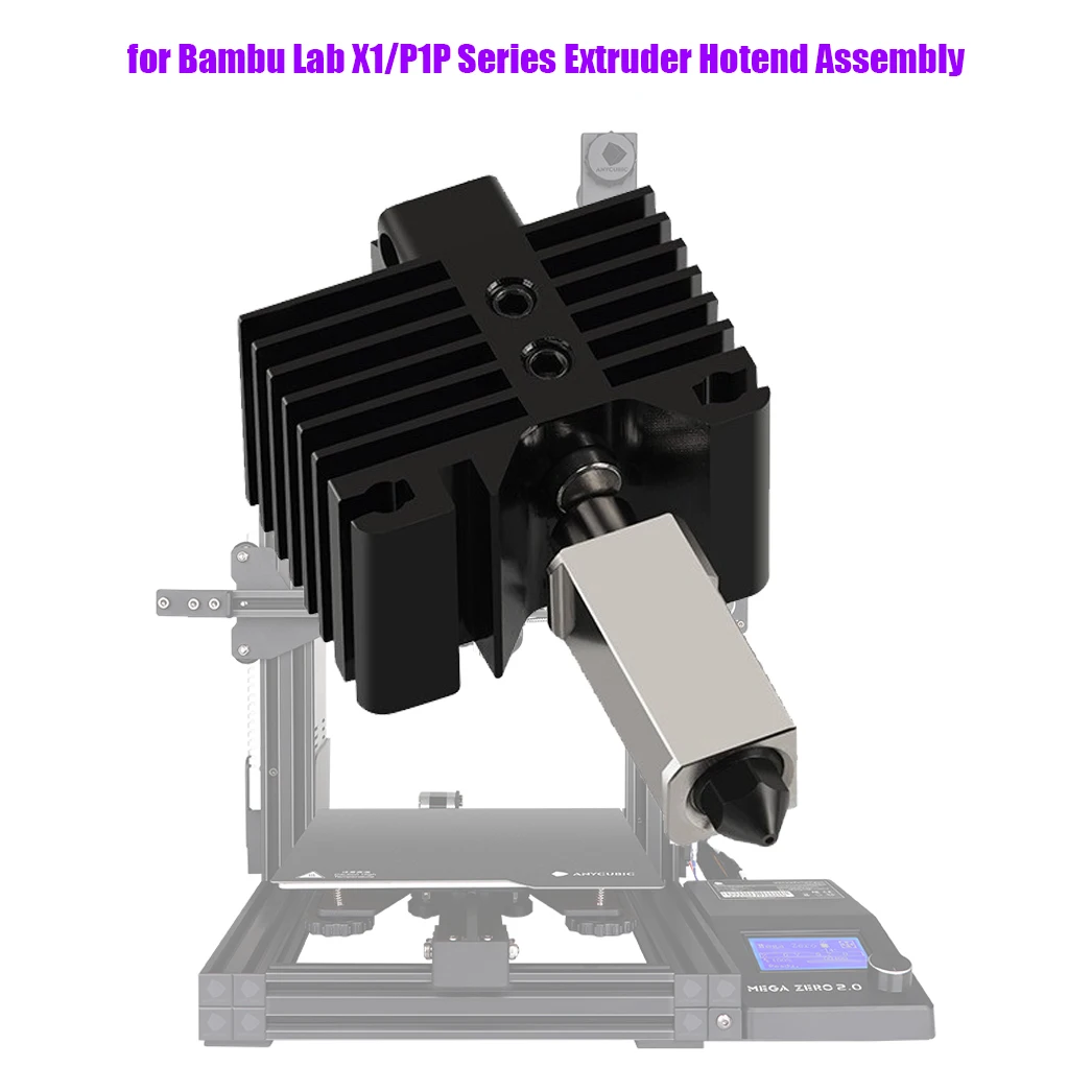 

Экструдер для 3D-принтера Bambu Lab X1 Series/P1P Hotend — сопло из закаленной стали и латуни, компонент высокой температуры, запасные части