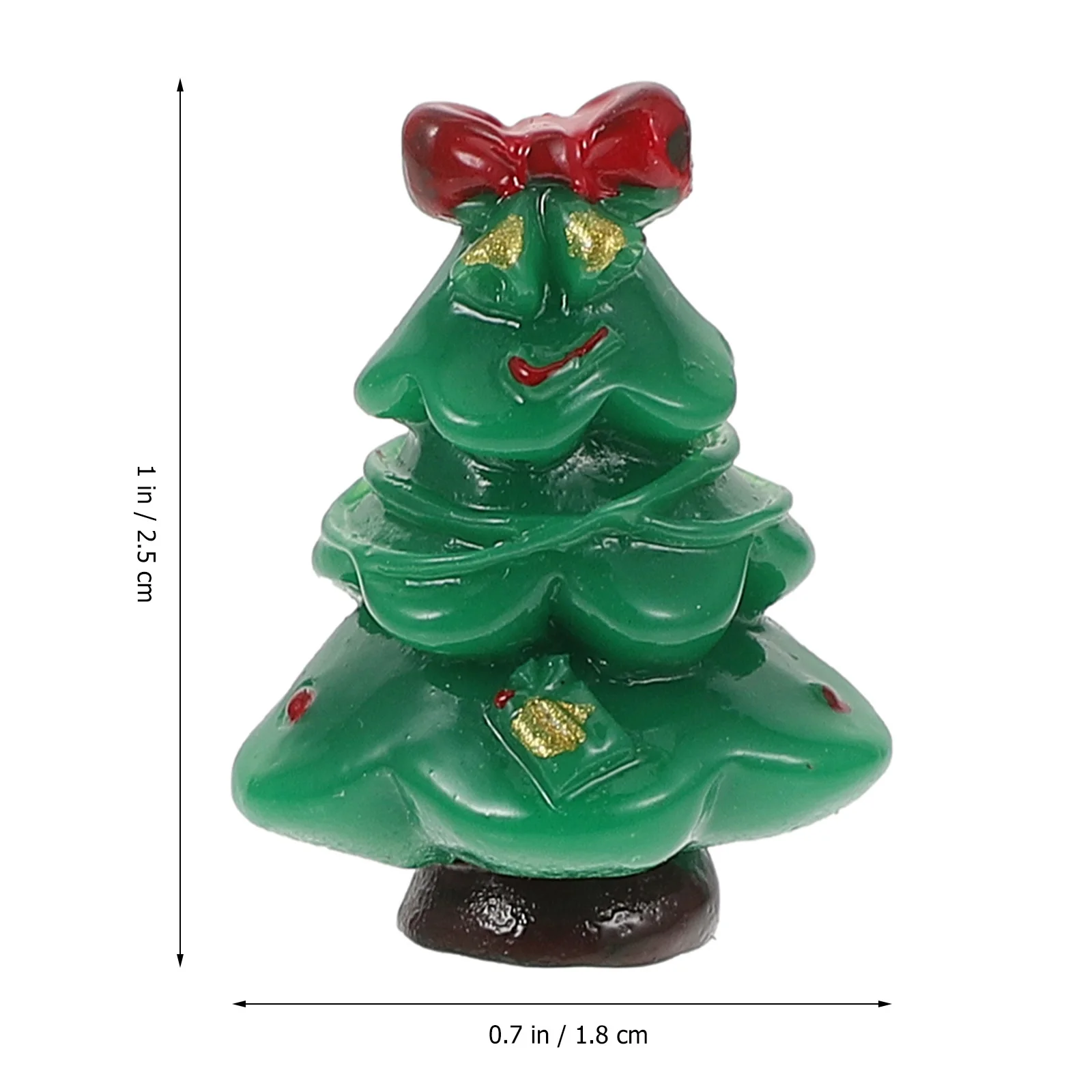 

10 Pcs Mini Pine Trees Decor Decorations Artificial Miniatures Faux Branches Stems Christmas