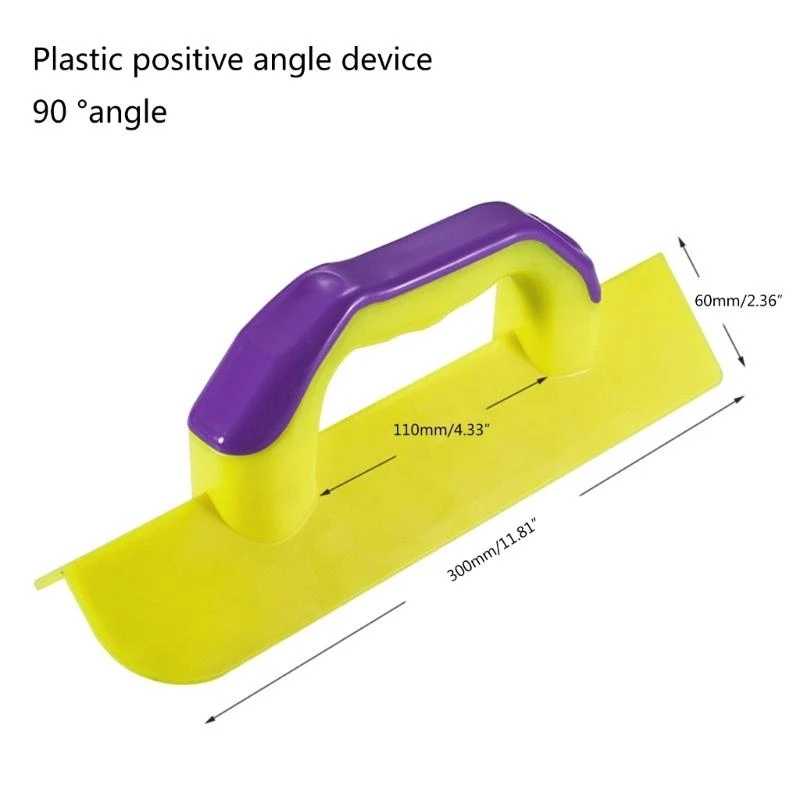  User Friendly 90Degree Corner Trowel Professional Plastic Tool for Home Repairs Home Improvement Projects 300x60mm
