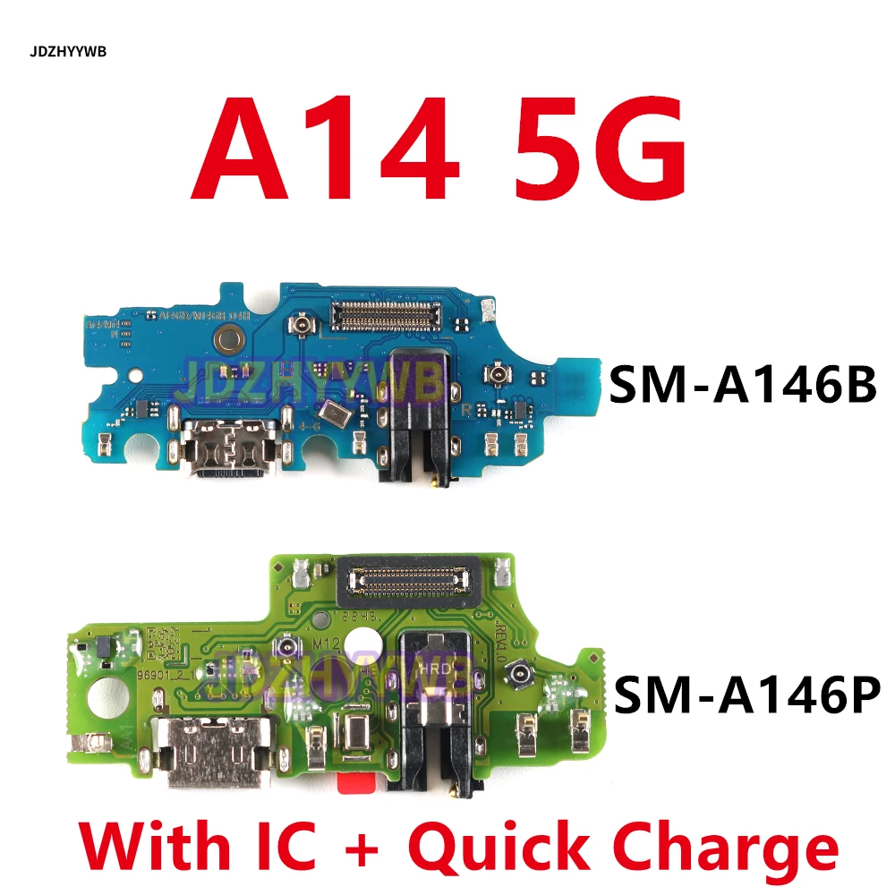 

Зарядка для Samsung A14 5G A146B A146P A146 USB Type-C Разъем для зарядки Плата Порт Док-станция Гибкий кабель 15 Вт