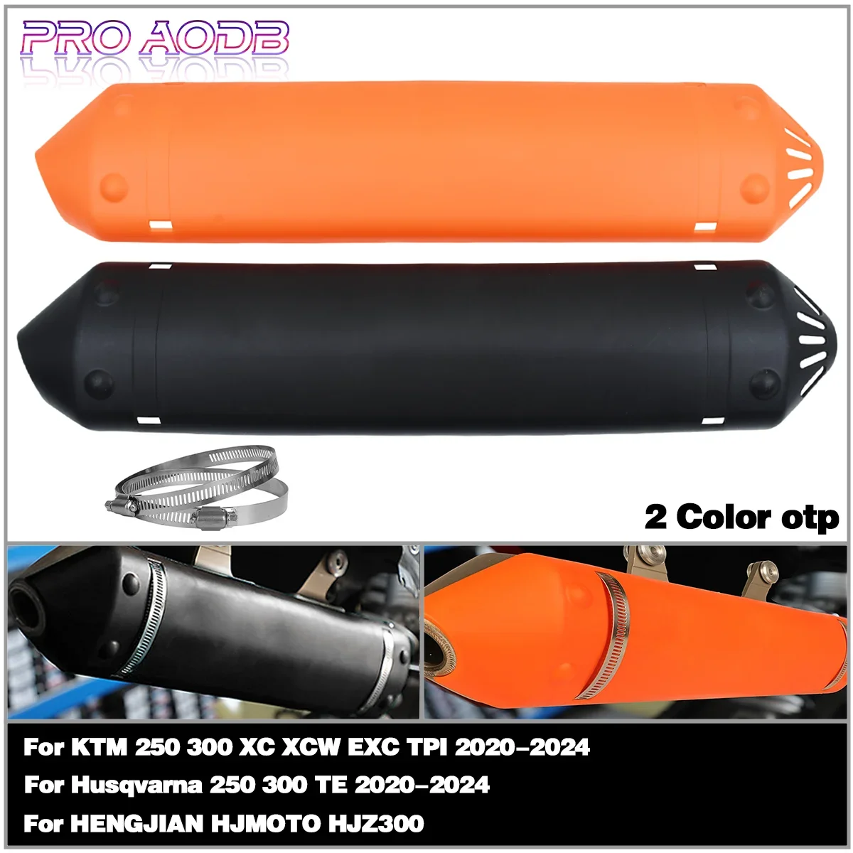 

Motorcycle exhaust tail protection cover anti scald protection cover suitable For KTM 250 300 XC XCW EXC TPI 2020-2024 Husqvarna