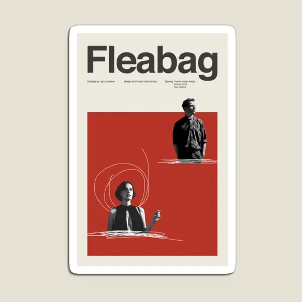 

Магнит Fleabag для дома, детские красочные наклейки, держатель, магнитный декор, забавный детский холодильник, милый органайзер для холодильника