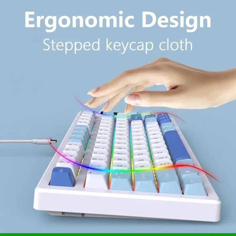 

U55C Беспроводные механические клавиатуры длится длиной 3000 мАч.