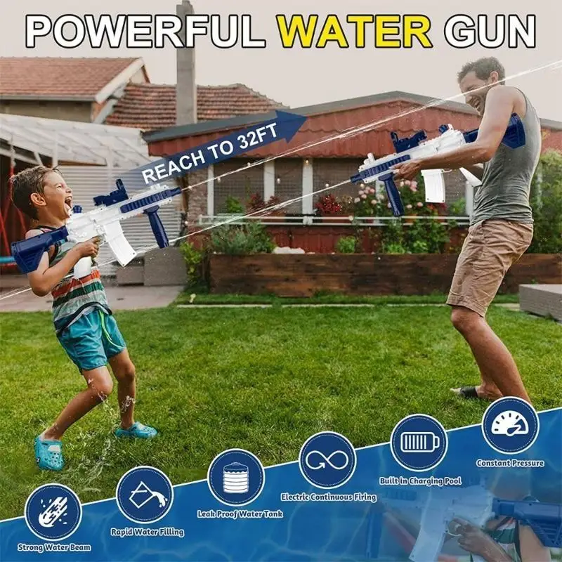 Giocattolo per giochi d'acqua elettrici F62D per regalo estivo giocattolo da piscina da bagno in spiaggia