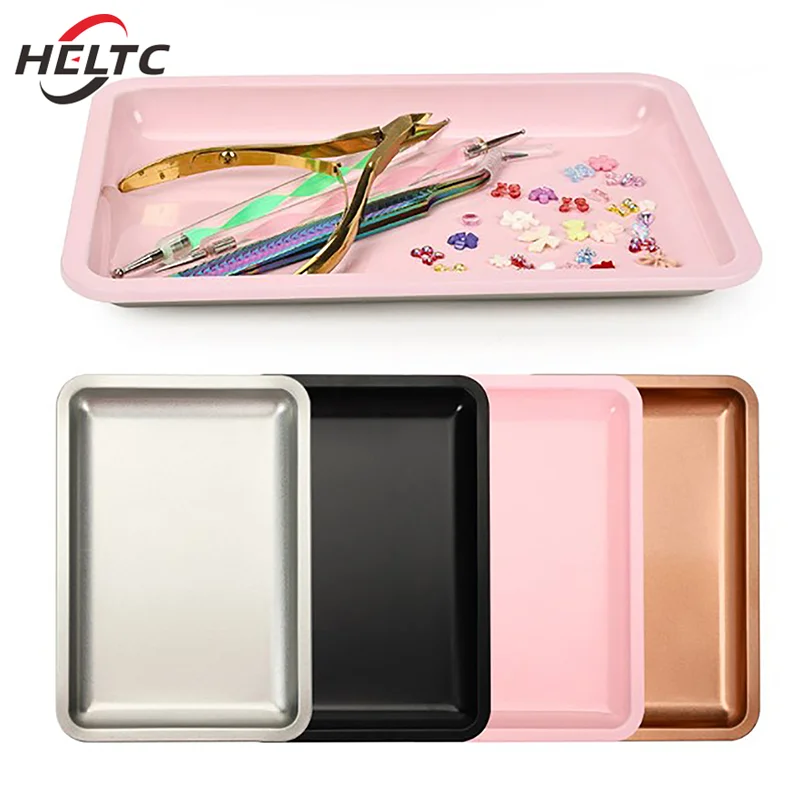 صحن حلويات مستطيلي صلب مقاوم للصدأ ، صينية وجبات خفيفة على الطراز الياباني ، فواكه مجففة ، أدوات طاولة فوضيّة #4