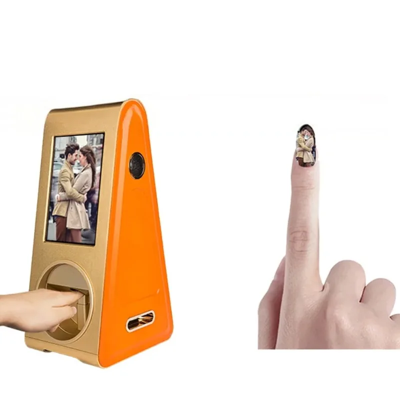 New Design Mobile Digital 3D Nail Printer, Art Machine, Smart DIY Custom Home Nail Printer