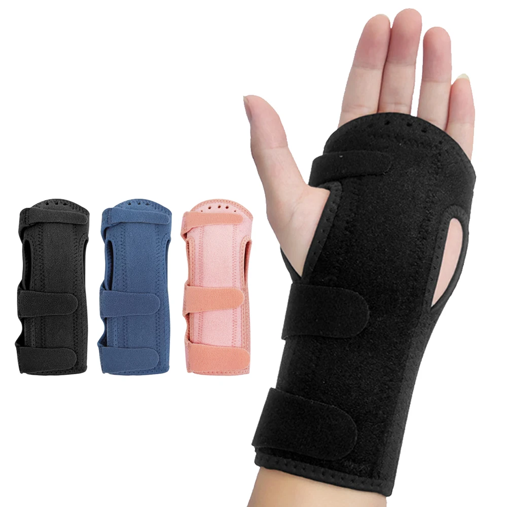 

Fitness Thumb Wrist Brace Wraps Carpal Tunnel Arthritis Tendonitis Sprain Wrist Support Bandage Gym Home Sports Hand Protector