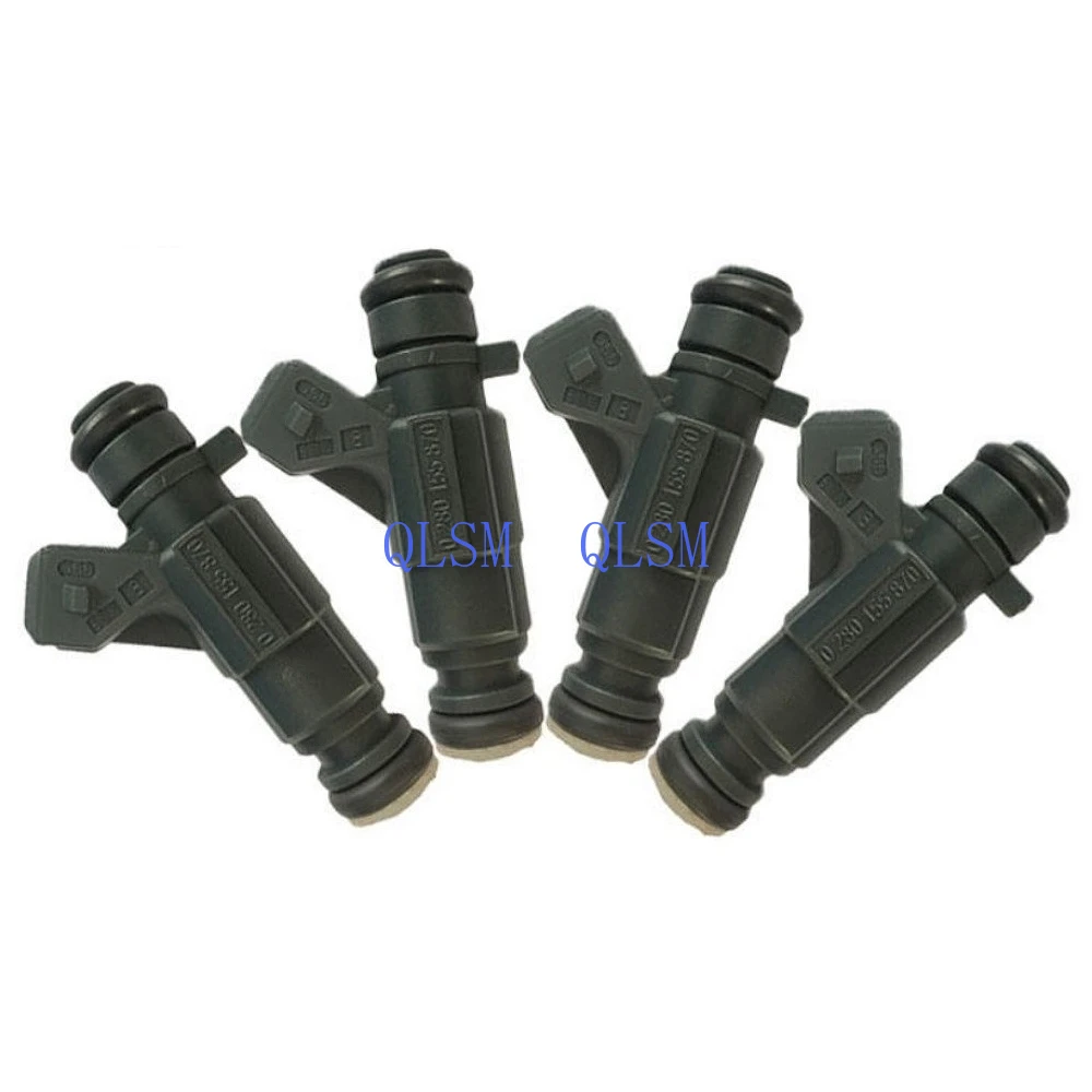 

4Pcs 23209-02060 0280155870 Fuel Injector For Toyota Vios Yaris Geely CK MK 1.3L 1.5L 5AFE 8AFE Auto Engine Nozzle System Set