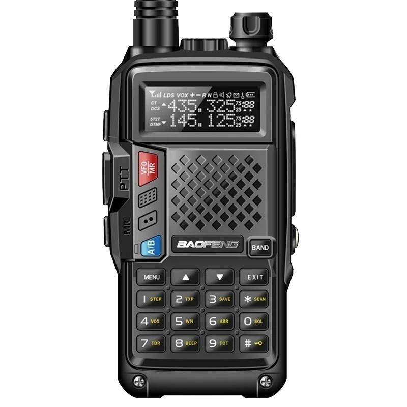 

BAOFENG BF-Uvb3 Plus 8W UHF:400MHz-520MHz VHF:136MHz-174MHz Dual Band Handheld Walkie Talkie Transmitter Transceiver US Plug