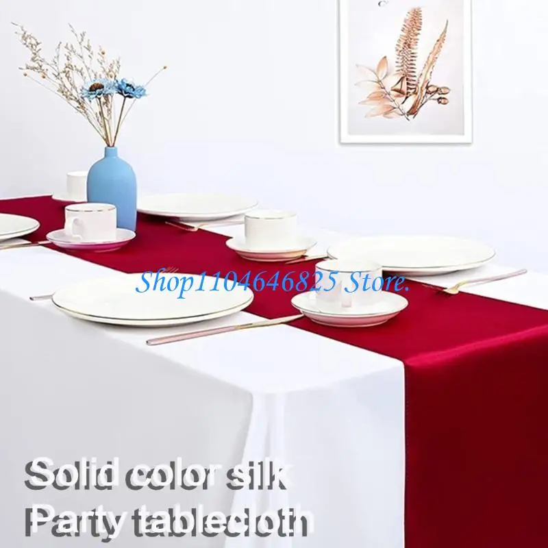 Color Satins Table Runner for Dining Elegance in Weddings and Parties